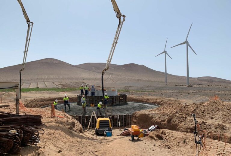Instalación de un parque eólico: planificación y construcción